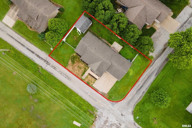 1321 N 7th St, Herrin, IL 62948 - view of subject property featuring property parcel outlined