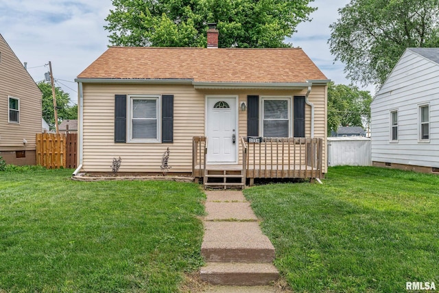 3116 Orchard Ave, Davenport, IA 52802 - bungalow with a chimney and roof with shingles