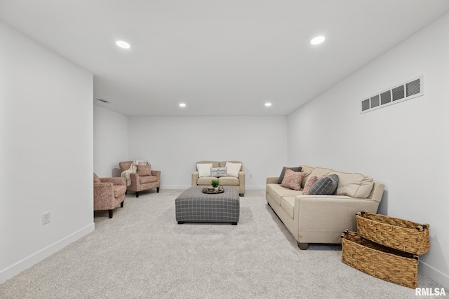 813 Williams Way, Carbon Cliff, IL 61239 - carpeted living area with recessed lighting