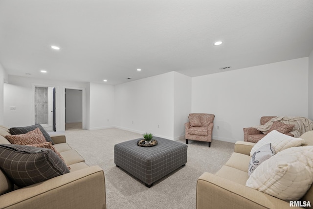 813 Williams Way, Carbon Cliff, IL 61239 - living room with light colored carpet and recessed lighting