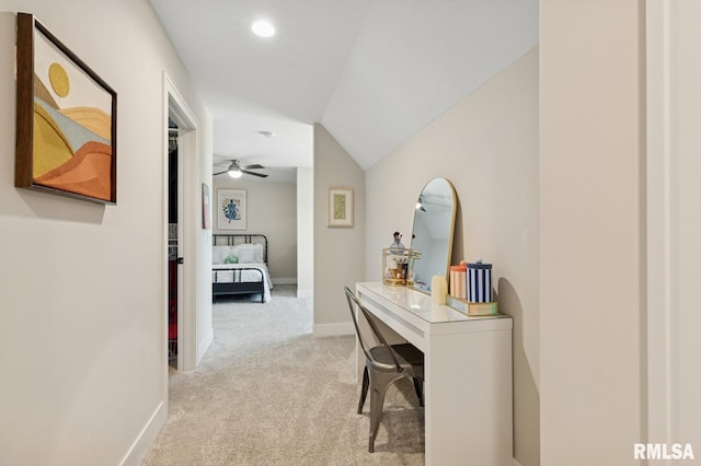 6925 Grover Sta, Bettendorf, IA 52722 - corridor featuring light colored carpet and baseboards
