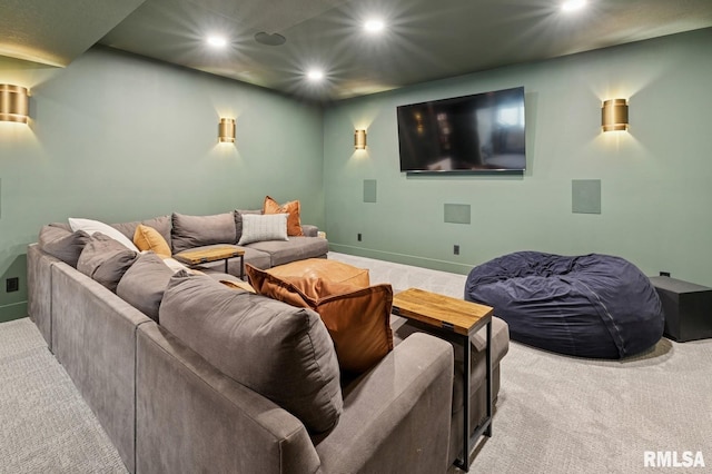 6925 Grover Sta, Bettendorf, IA 52722 - carpeted cinema with recessed lighting and baseboards