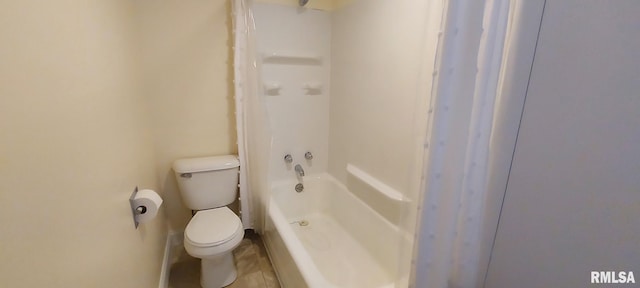 304 2nd St, Matherville, IL 61263 - bathroom featuring tub / shower combination and tile patterned flooring