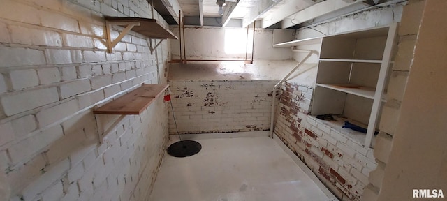 304 2nd St, Matherville, IL 61263 - view of unfinished basement
