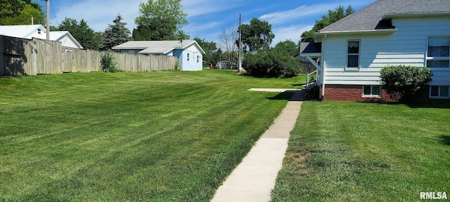 304 2nd St, Matherville, IL 61263 - view of yard