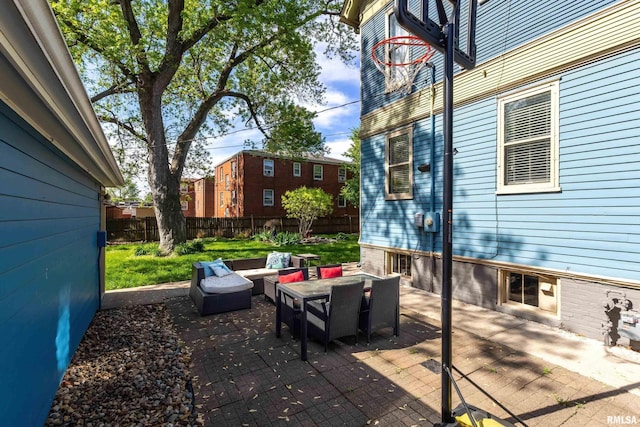 1703 20th St, Rock Island, IL 61201 - view of patio / terrace with an outdoor living space