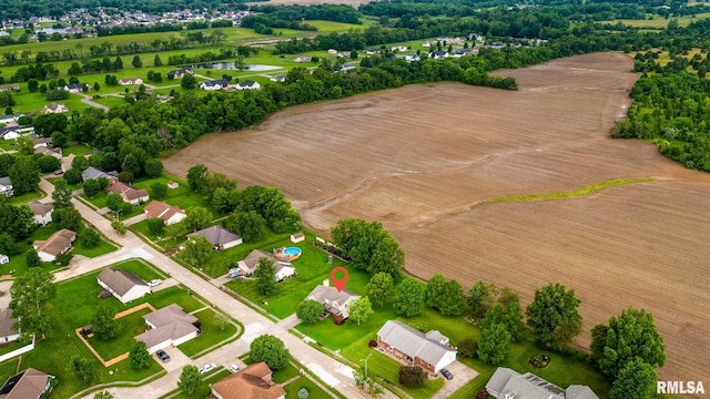 1514 E Willow Dr, Marion, IL 62959 - aerial perspective of suburban area featuring a large body of water