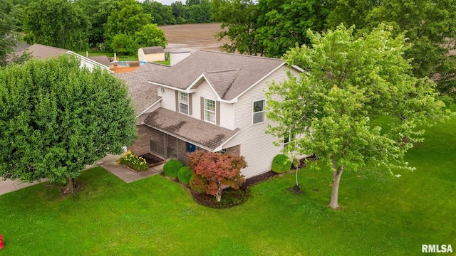 1514 E Willow Dr, Marion, IL 62959 - aerial view of property and surrounding area