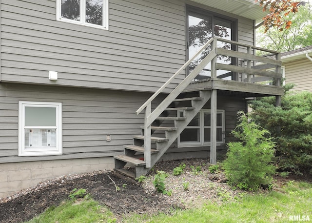 3503 36th St, Moline, IL 61265 - view of side of home featuring stairs