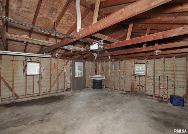 3503 36th St, Moline, IL 61265 - garage featuring a garage door opener