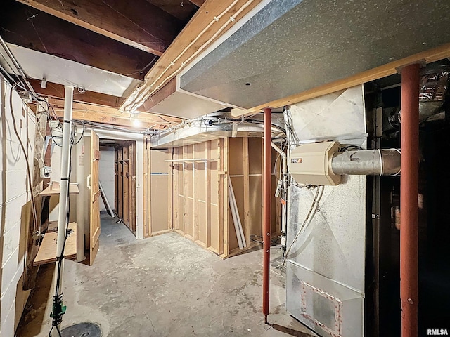 409 E Pearl St, Geneseo, IL 61254 - view of unfinished basement