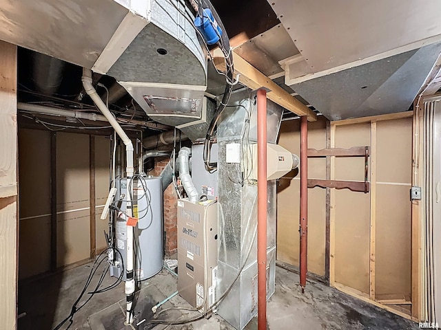 409 E Pearl St, Geneseo, IL 61254 - utilities with heating unit and water heater