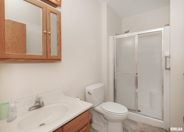 2035 N Gayman Ave, Davenport, IA 52804 - full bathroom featuring a stall shower and vanity
