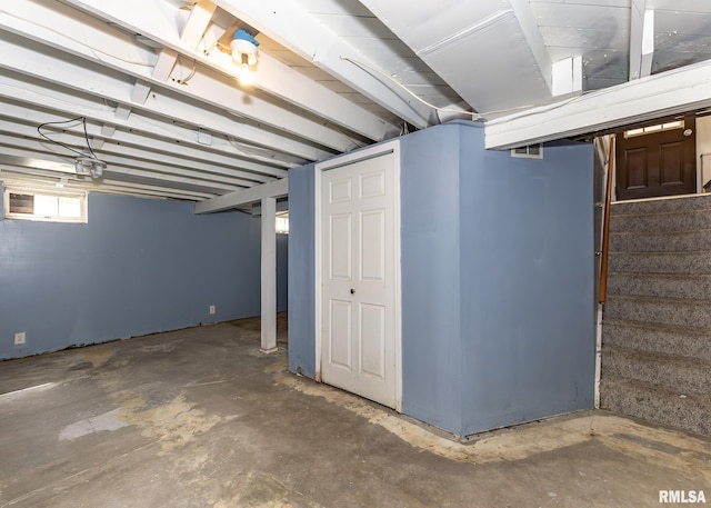 1035 14th Ave S, Clinton, IA 52732 - basement featuring stairway