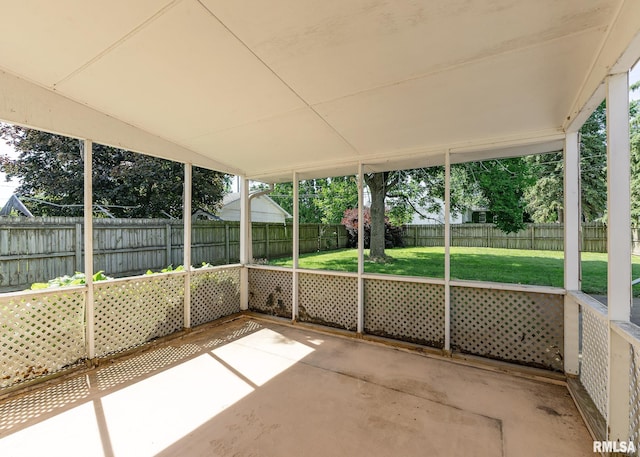 1035 14th Ave S, Clinton, IA 52732 - view of unfurnished sunroom