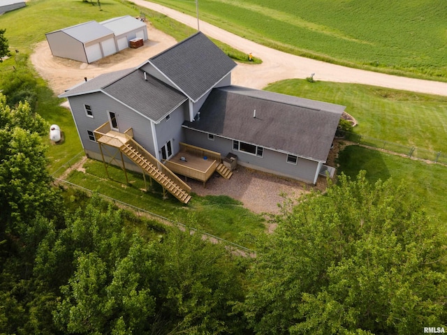4460 160th St, Clinton, IA 52732 - view from above of property