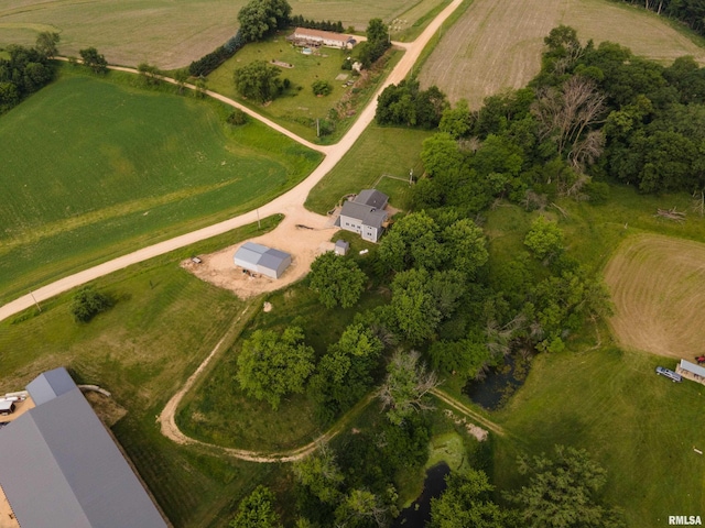 4460 160th St, Clinton, IA 52732 - aerial overview of property's location with rural landscape