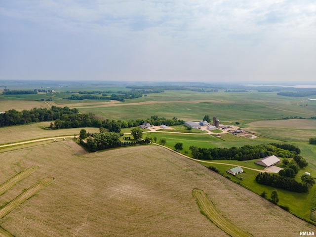 4460 160th St, Clinton, IA 52732 - overview of rural landscape with a pastoral area and extensive farmland