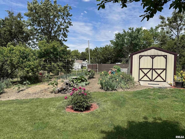 101 E 6th St, Sherrard, IL 61281 - view of yard with a shed