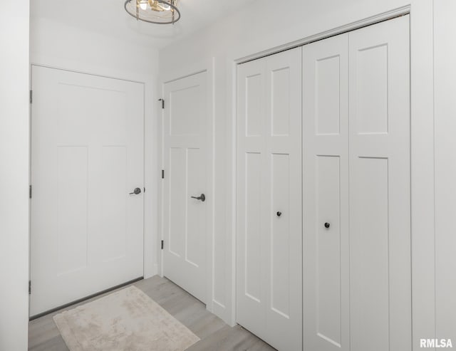 624 Rock Point Rd, Colona, IL 61241 - corridor featuring light wood finished floors