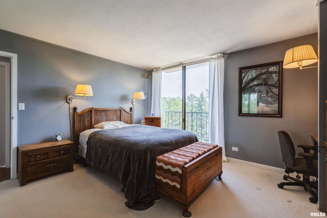 1800 7th St Unit 7A, East Moline, IL 61244 - bedroom with carpet and access to outside