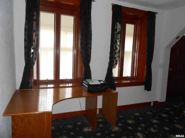 636 3rd St, Buffalo, IA 52728 - office space featuring healthy amount of natural light and carpet floors
