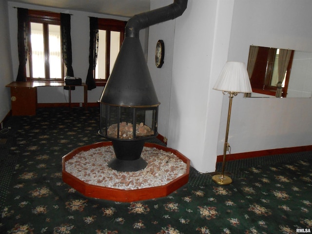 636 3rd St, Buffalo, IA 52728 - interior space with carpet floors and baseboards