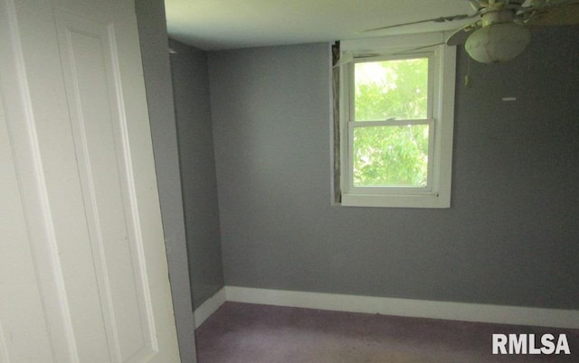 504 N College Ave, Aledo, IL 61231 - unfurnished room with carpet and a ceiling fan