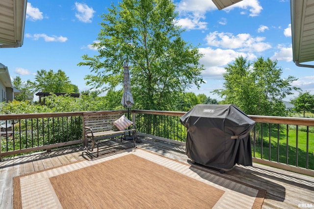 3563 Cobblestone Dr, Bettendorf, IA 52722 - deck with area for grilling