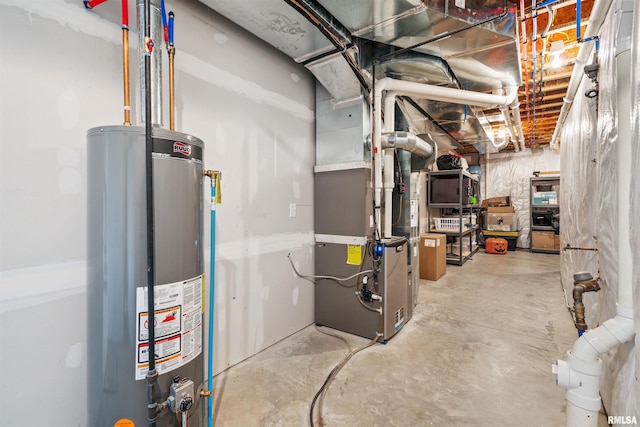 3563 Cobblestone Dr, Bettendorf, IA 52722 - utilities with gas water heater and heating unit