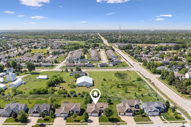 3563 Cobblestone Dr, Bettendorf, IA 52722 - aerial perspective of suburban area