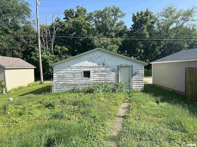 239 15th Ave, East Moline, IL 61244 - view of detached garage