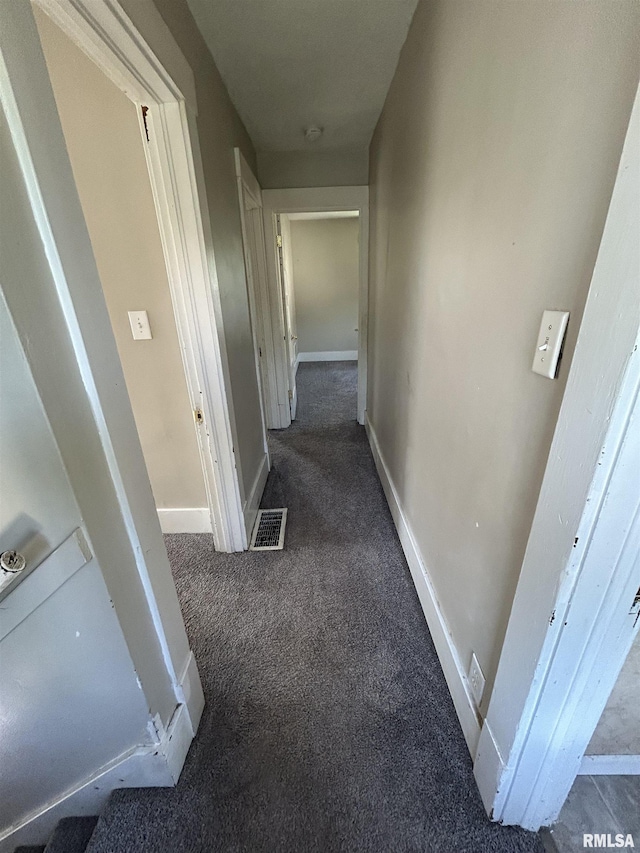 239 15th Ave, East Moline, IL 61244 - hall with carpet flooring and baseboards