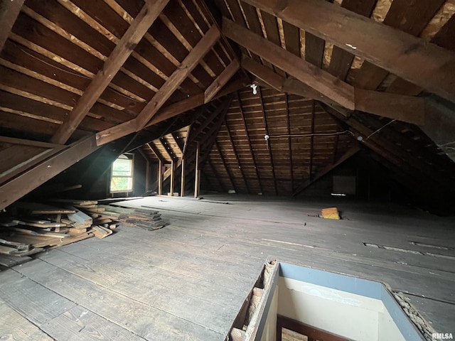 421 W 17th St, Davenport, IA 52803 - view of unfinished attic