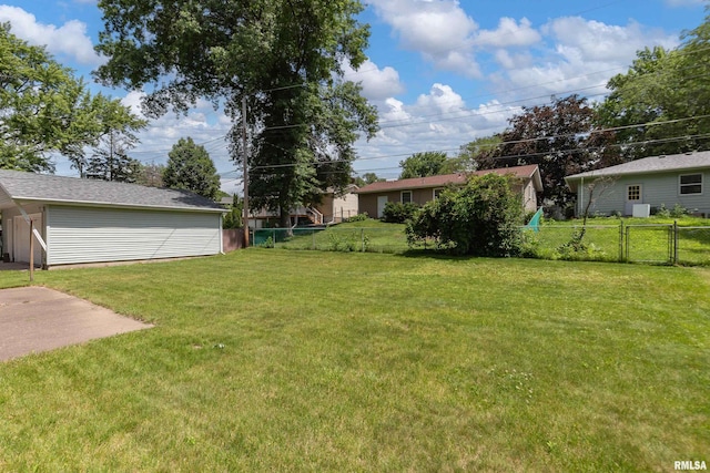 3403 Kimberly Downs Rd, Davenport, IA 52807 - fenced backyard featuring a gate