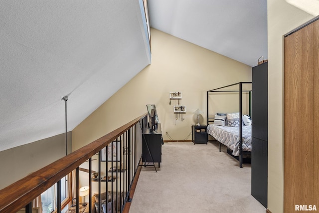 493 44th Avenue Ct, East Moline, IL 61244 - bedroom with carpet floors and lofted ceiling