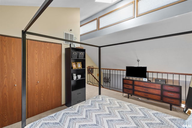 493 44th Avenue Ct, East Moline, IL 61244 - carpeted bedroom featuring a high ceiling
