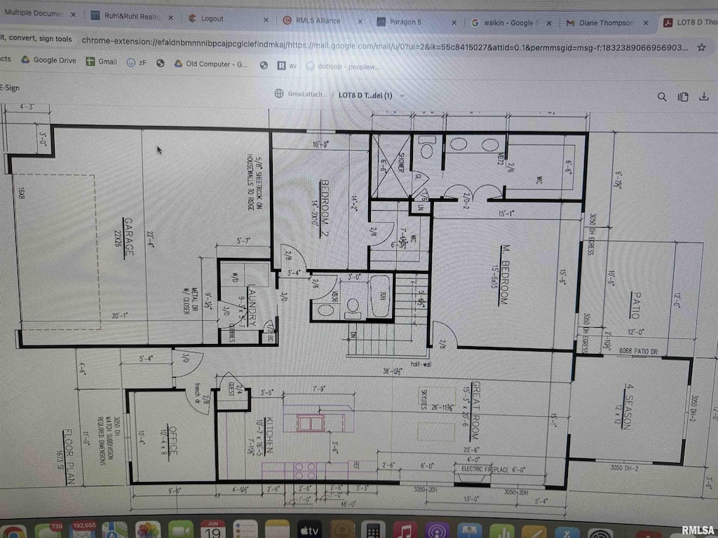 3521 72nd St, Moline, IL 61265 - view of floor plan / room layout