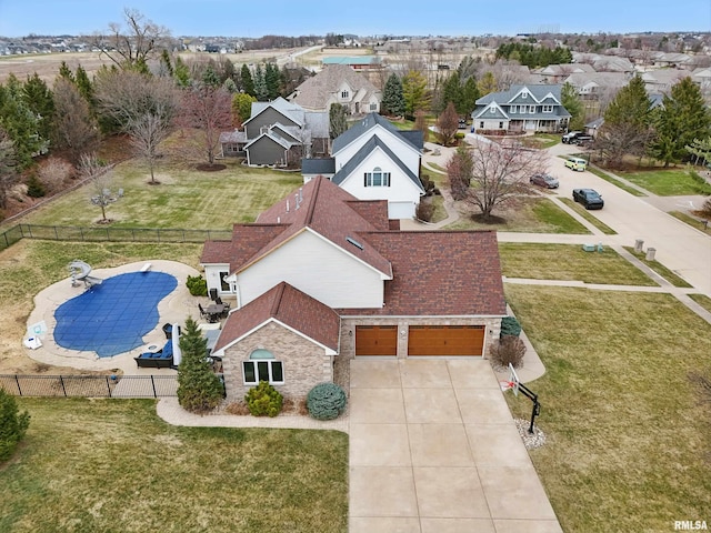 4934 Foxborough Ct, Bettendorf, IA 52722 - aerial view of residential area