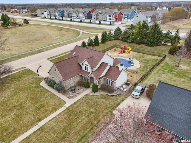 4934 Foxborough Ct, Bettendorf, IA 52722 - aerial perspective of suburban area
