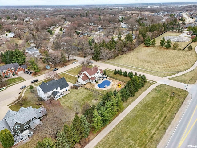 4934 Foxborough Ct, Bettendorf, IA 52722 - aerial view of property and surrounding area with nearby suburban area