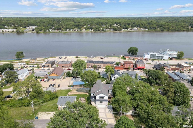 223 N 2nd St, Le Claire, IA 52753 - bird's eye view of a nearby body of water
