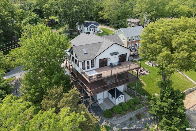 223 N 2nd St, Le Claire, IA 52753 - view of subject property featuring a forest