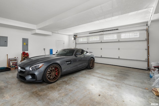 223 N 2nd St, Le Claire, IA 52753 - garage featuring electric panel