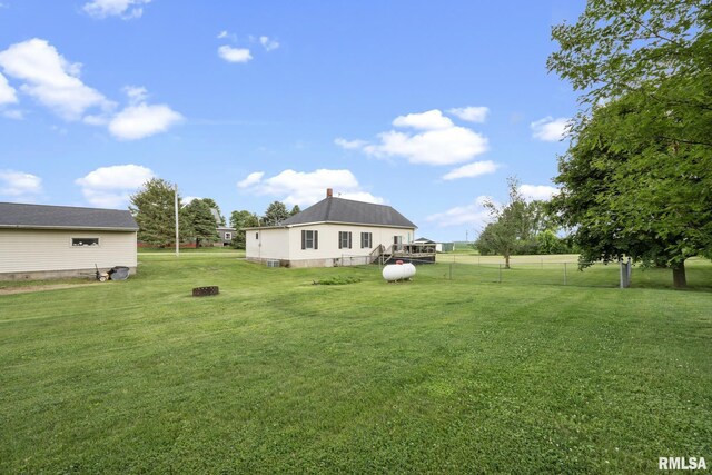 406 234th St, Aledo, IL 61231 - view of yard