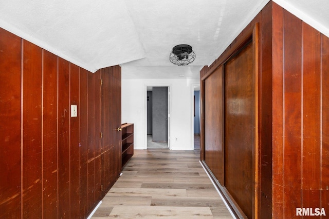 2207 4th St Unit A, East Moline, IL 61244 - hallway with light wood-style flooring