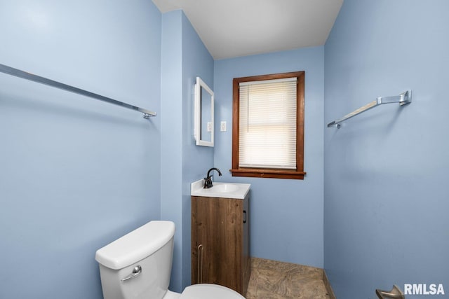 2207 4th St Unit A, East Moline, IL 61244 - bathroom with toilet and vanity