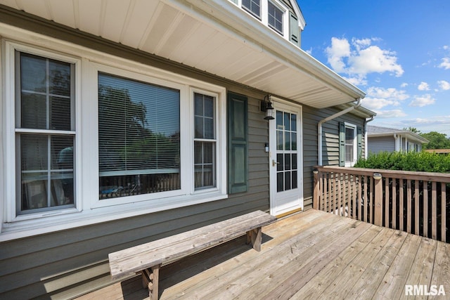 2207 4th St Unit A, East Moline, IL 61244 - view of wooden deck