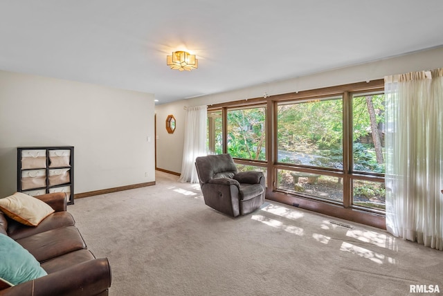 17 Wildwood Trl, Bettendorf, IA 52722 - carpeted living area with baseboards