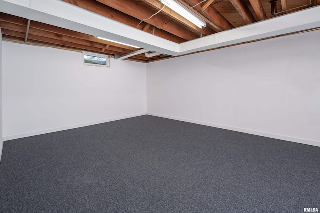 1635 Eastmere Dr, Davenport, IA 52803 - basement featuring baseboards and carpet flooring
